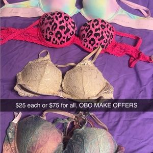 Victoria secret pinks bras